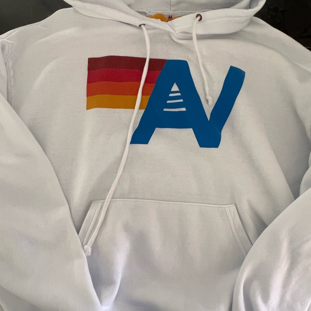 Aviator Nation White Hoodie